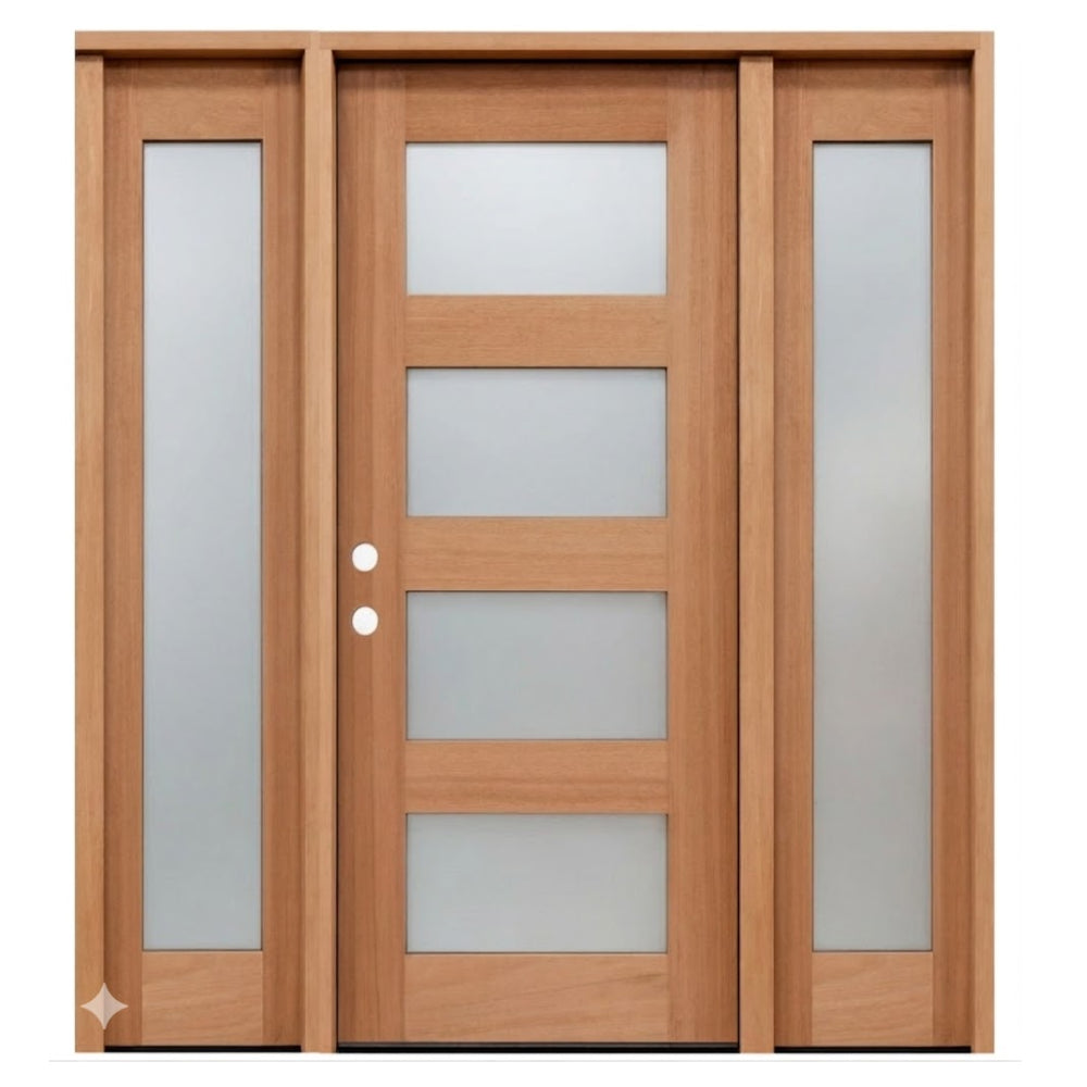5_9x6_84LiteMahoganyExteriorPrehungDoorwithSidelights