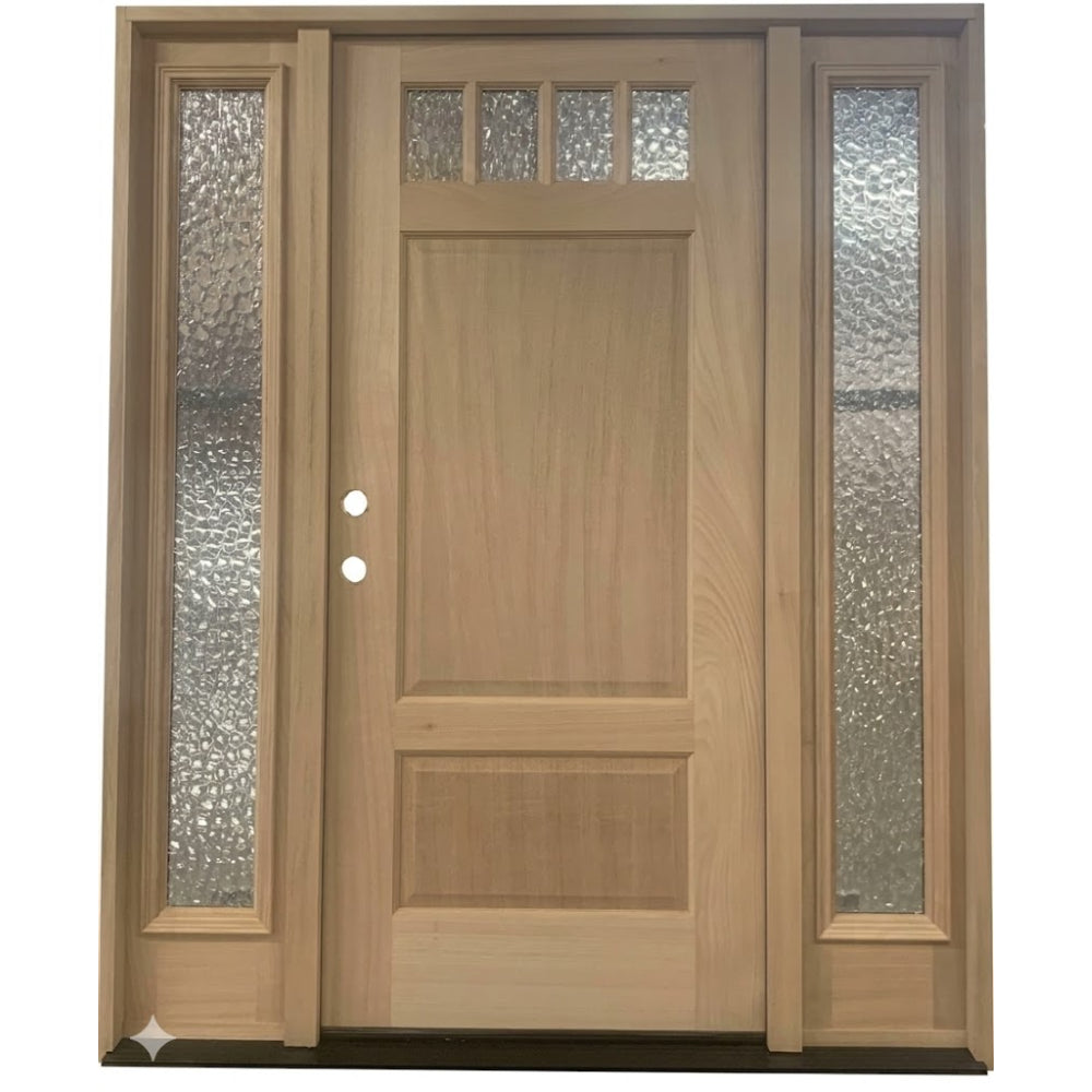 5_9x6_8ExteriorMahoganyPrehungDoor_1_74LiteGlasswithSidelights