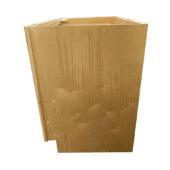 Kitchen Blind Corner Base Cabinet | Unfinished Poplar | Shaker Style | 36 in