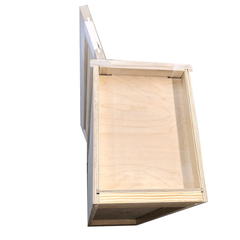 Kitchen Wall Cabinet | Unfinished Poplar | 9x30x12 in.