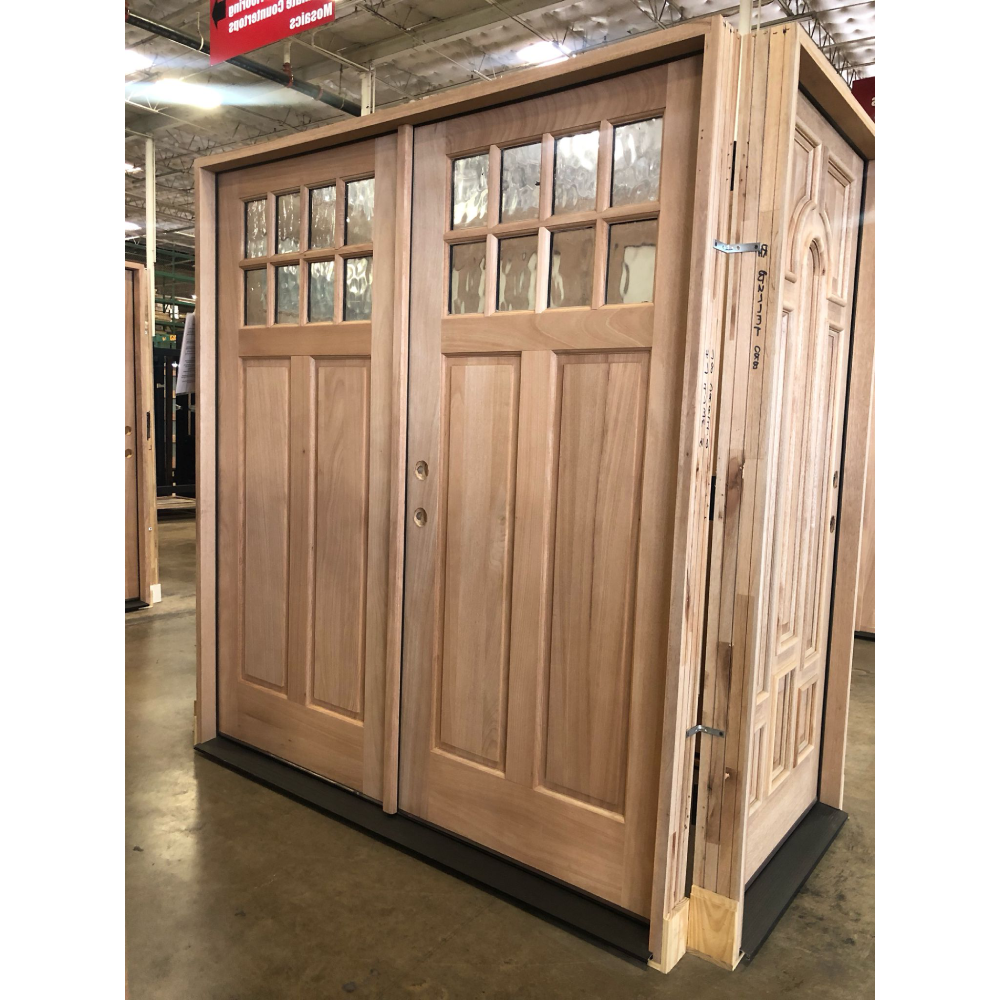 6_0x6_8Double8LiteCraftsmanExteriorWoodDoor