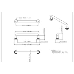 Davis 128 mm Center-to-Center Bar Pull