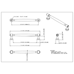 Jules 160 mm Center-to-Center Bar Pull