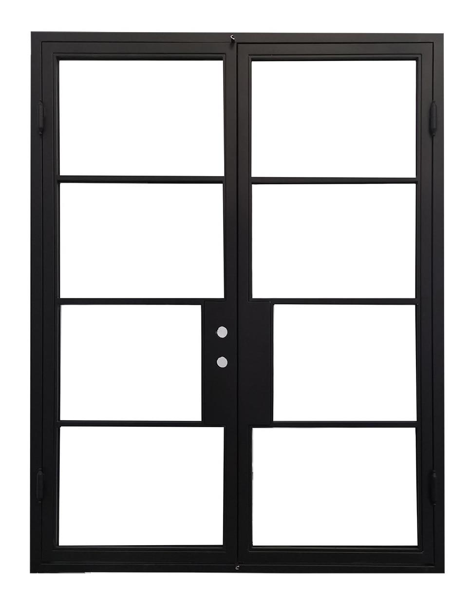 6/0x8/0 French Exterior Wrought Iron Prehung Door