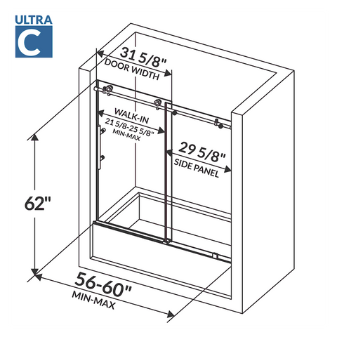 53 in x 80 in Exterior Mahogany Door | 4 Lite with Right Sidelight