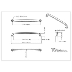 Weser 192 mm Center-to-Center Bar Pull