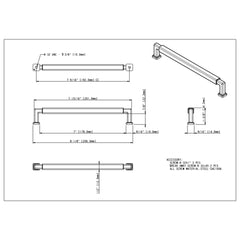 Nash 192 mm Center-to-Center Bar Pull