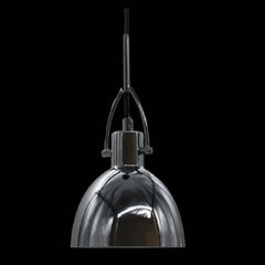 1-Light Dome Pendant - Silver Chrome