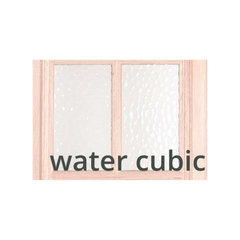 36x80 in Exterior Mahogany Door Slab | 6 Lite with Moulding