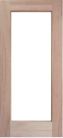 32x80 in Exterior Mahogany Door Slab | 1 Lite
