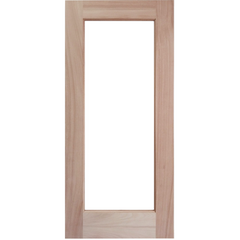 32x80 in Exterior Mahogany Door Slab | 1 Lite