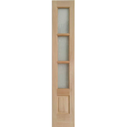 14x80 in. Mahogany Side lite Slab | 3 Lite