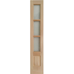 14x80 in. Mahogany Side lite Slab | 3 Lite