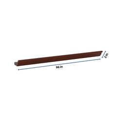 J&K Mahogany J5 96" W 10- 3 1/4" Crown Molding with Base