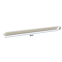 J&K Pebble B6 96" W 10- 3 1/4" Crown Molding with Base