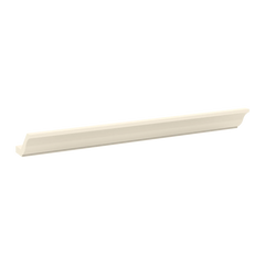 J&K Pearl Glazed H9 96" 10-4 1/4 W Crown Molding with Base