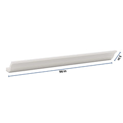 J&K Pure B5 96" 10-4 1/4 W Crown Molding with Base