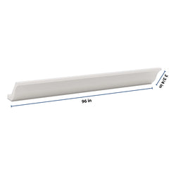 J&K Pure B5 96" W Large Crown Molding with Base