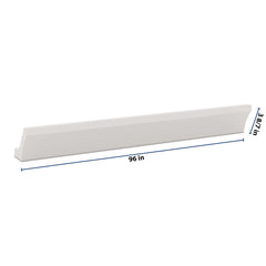 J&K Pure B5 96" W Large Cove Molding with Base