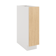 Modernform Cabinet Natural Oak 9" W X 34 1/2" H X 24" D Full Height Single Door Base Cabinet