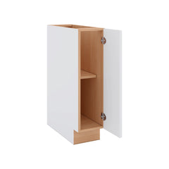 Modernform Cabinet Matte White 9" W X 34 1/2" H X 24" D Full Height Single Door Base Cabinet