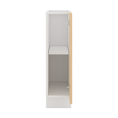 Modernform Cabinet Natural Oak 9" W X 34 1/2" H X 24" D Full Height Single Door Base Cabinet