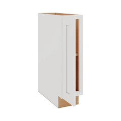 Modernform Cabinet White Shaker 09" W X 34 1/2" H X 24" D Full Height Single Door Base Cabinet