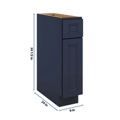 J&K Naval B7 Single Door Standard Base Cabinet - 9" W