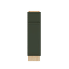 Modernform Cabinet Slim Sage Green 09" W X 34 1/2" H X 24" D Single Door Base Cabinet
