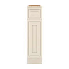 J&K Pearl Glazed H9 Single Door Standard Base Cabinet - 9" W