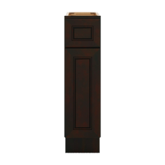J&K Espresso K8 Single Door Standard Base Cabinet - 9" W
