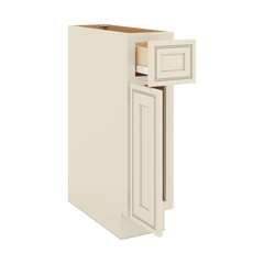 J&K Pearl Glazed H9 Single Door Standard Base Cabinet - 9" W