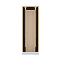 J&K White Shaker S8 Single Door Standard Base Cabinet - 9" W