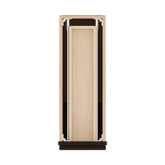 J&K Espresso K8 Single Door Standard Base Cabinet - 9" W