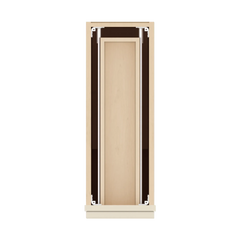 J&K Pearl Glazed H9 Single Door Standard Base Cabinet - 9" W