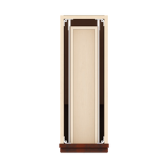 J&K Mahogany J5 Single Door Standard Base Cabinet - 9" W