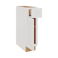 Modernform Cabinet White Shaker 09" W X 34 1/2" H X 24" D Single Door Base Cabinet