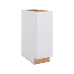 Modernform Cabinet Matte White 12" W X 34 1/2" H X 24" D Full Height Single Door Base Cabinet
