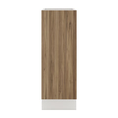 Modernform Cabinet Walnut 12" W X 34 1/2" H X 24" D Full Height Single Door Base Cabinet