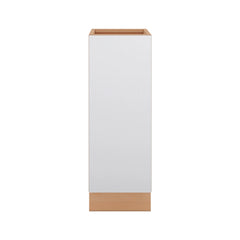Modernform Cabinet Matte White 12" W X 34 1/2" H X 24" D Full Height Single Door Base Cabinet