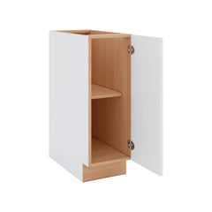 Modernform Cabinet Matte White 12" W X 34 1/2" H X 24" D Full Height Single Door Base Cabinet