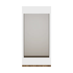 Modernform Cabinet Walnut 12" W X 34 1/2" H X 24" D Full Height Single Door Base Cabinet