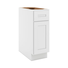 CNC Luxor 5-Piece White 12" W X 32 1/2" H Single Door Base Cabinet