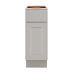 CNC Luxor Misty Grey 12" W X 32 1/2" H Single Door Base Cabinet