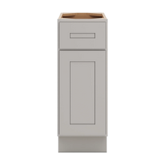 CNC Luxor 5-Piece Misty Grey 12" W X 32 1/2" H Single Door Base Cabinet