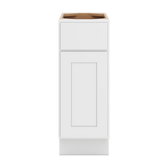 CNC Luxor White 12" W X 32 1/2" H Single Door Base Cabinet