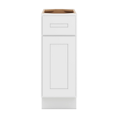 CNC Luxor 5-Piece White 12" W X 32 1/2" H Single Door Base Cabinet