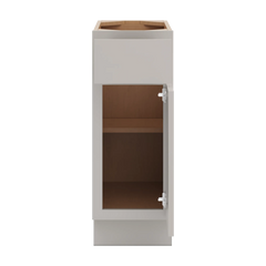CNC Luxor Misty Grey 12" W X 32 1/2" H Single Door Base Cabinet