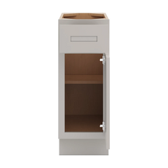 CNC Luxor 5-Piece Misty Grey 12" W X 32 1/2" H Single Door Base Cabinet