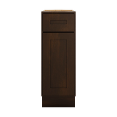 CNC Luxor Espresso 12" W Single Door Base Cabinet
